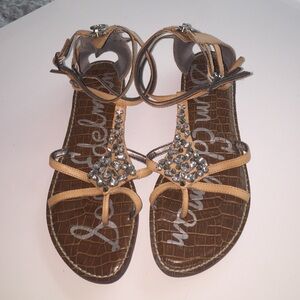 Sam Edelman gladiator embellished flat sandals